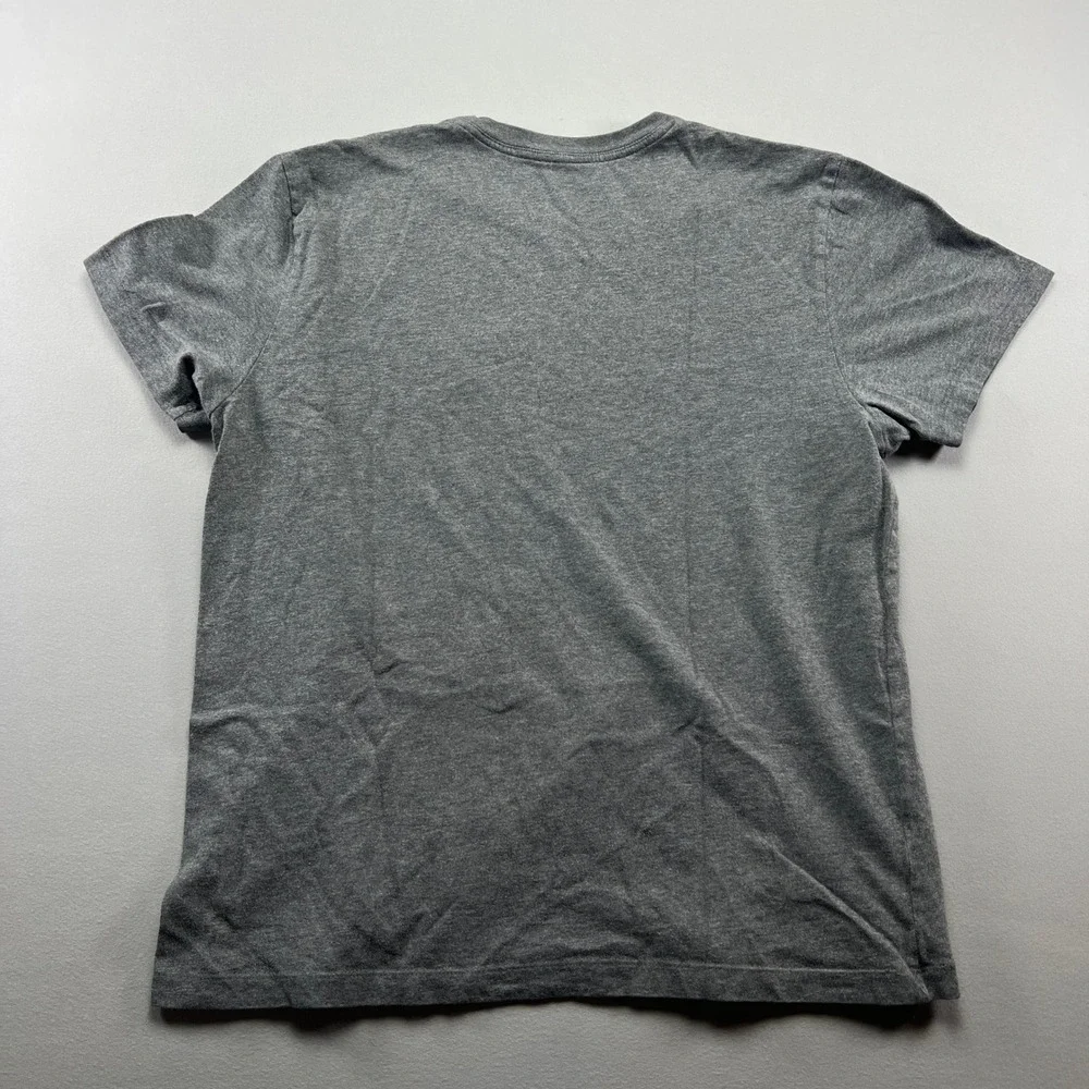 Banana Republic T Shirt Mens Medium Charcoal Gray Premium Pima Cotton Crew Neck